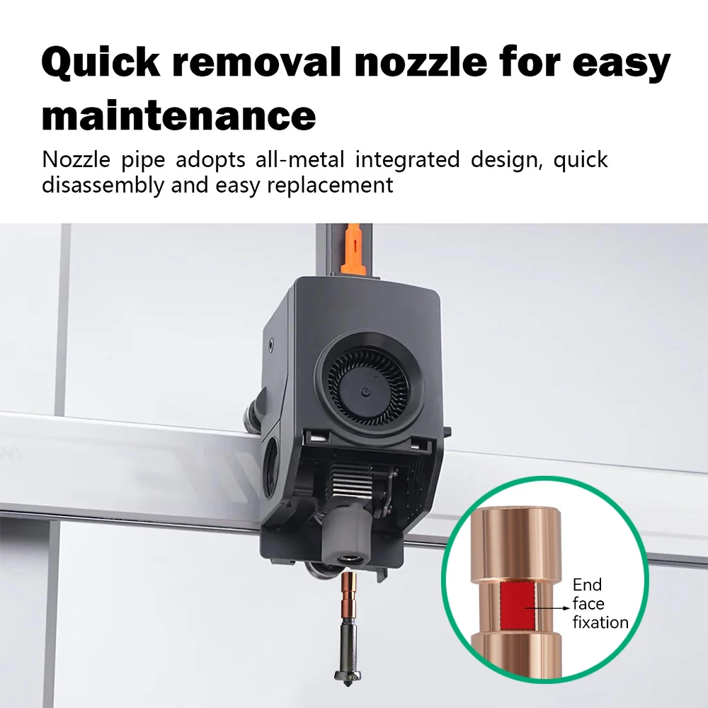 Pour Anycubic Kobra 3 Max buse Hotend Kobra 3 Max Combo buse gorge 0.4mm 0.6mm 0.8mm pour accessoires d'imprimante 3D