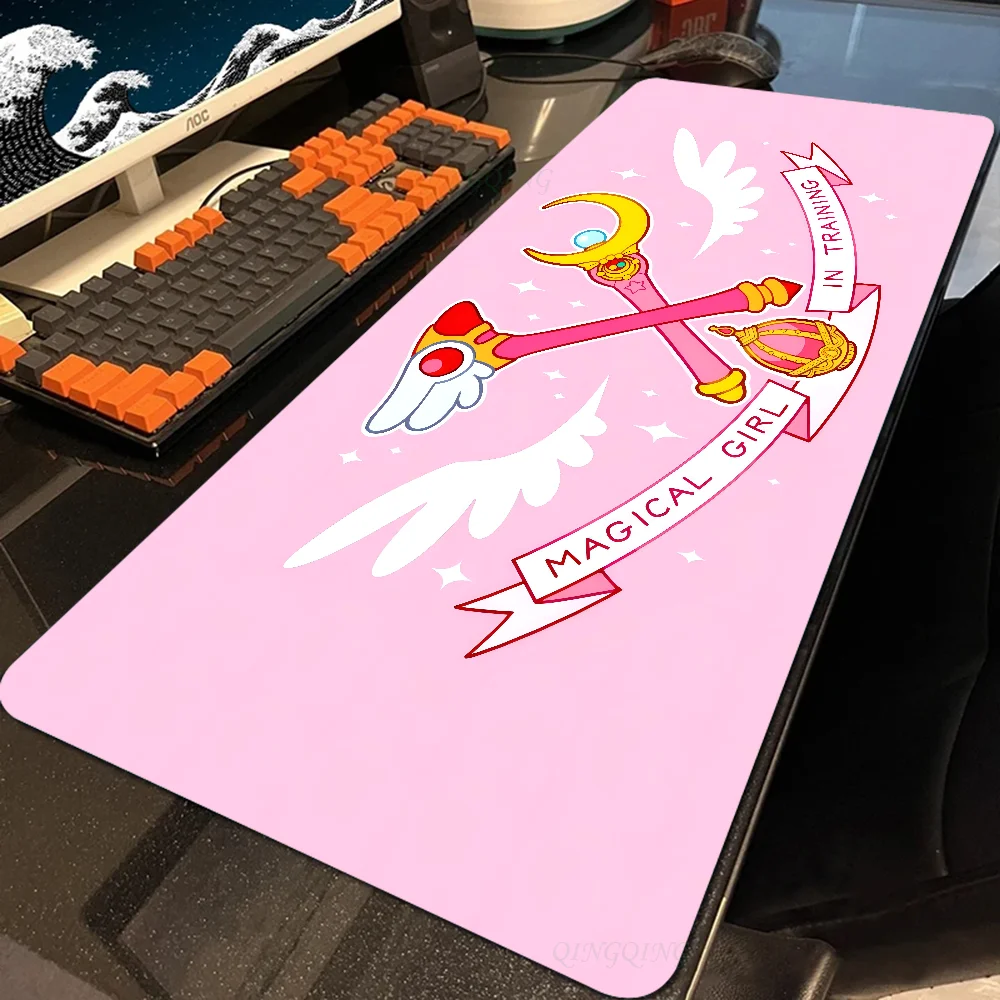 Anime C-Cardcaptor Sakura Mousepad Large Gaming Mouse Pad LockEdge Thickened Computer Keyboard Table Desk Mat