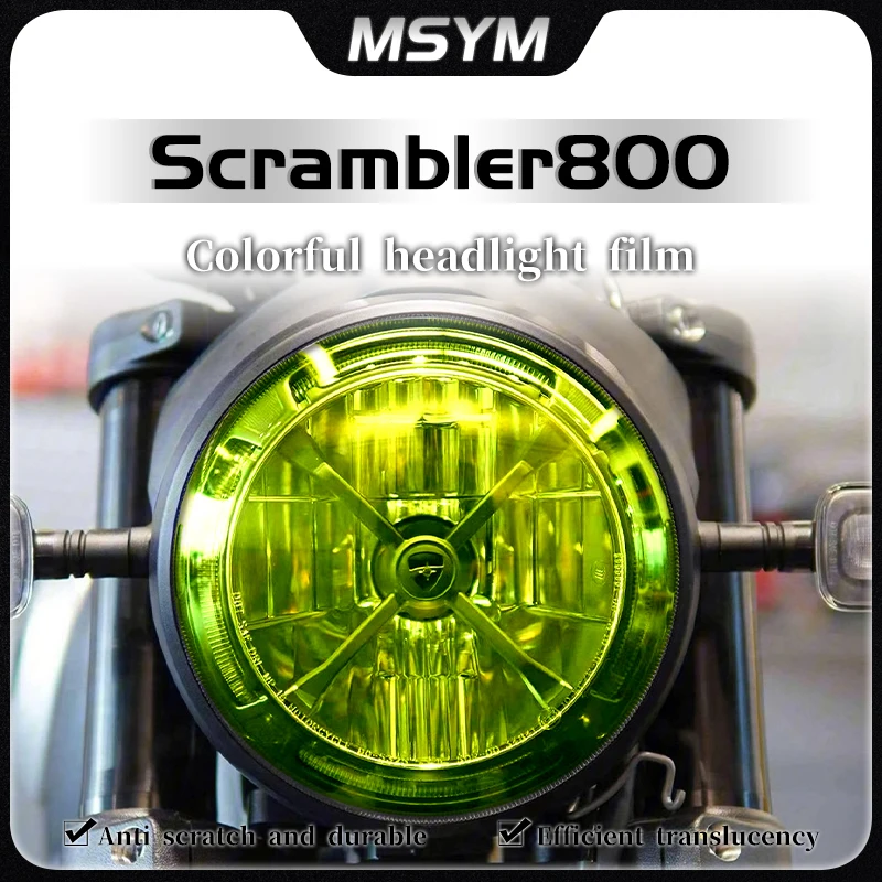 

For Ducati Scambler Icon 800 TPU protective sticker headlight film smoked black tail light film modification accessories