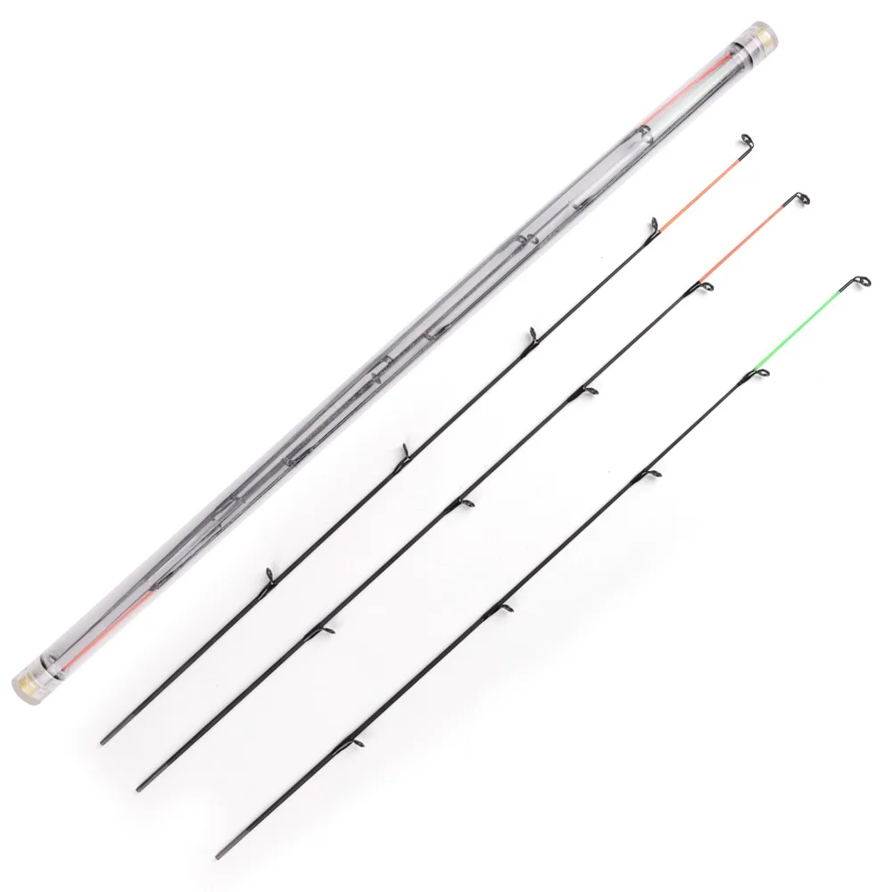 FTK 2-3 pièces tige d'alimentation à pointe supérieure en carbone/Fiber de verre M/L/H 30g-120g accessoire de canne à pêche à la carpe rotative