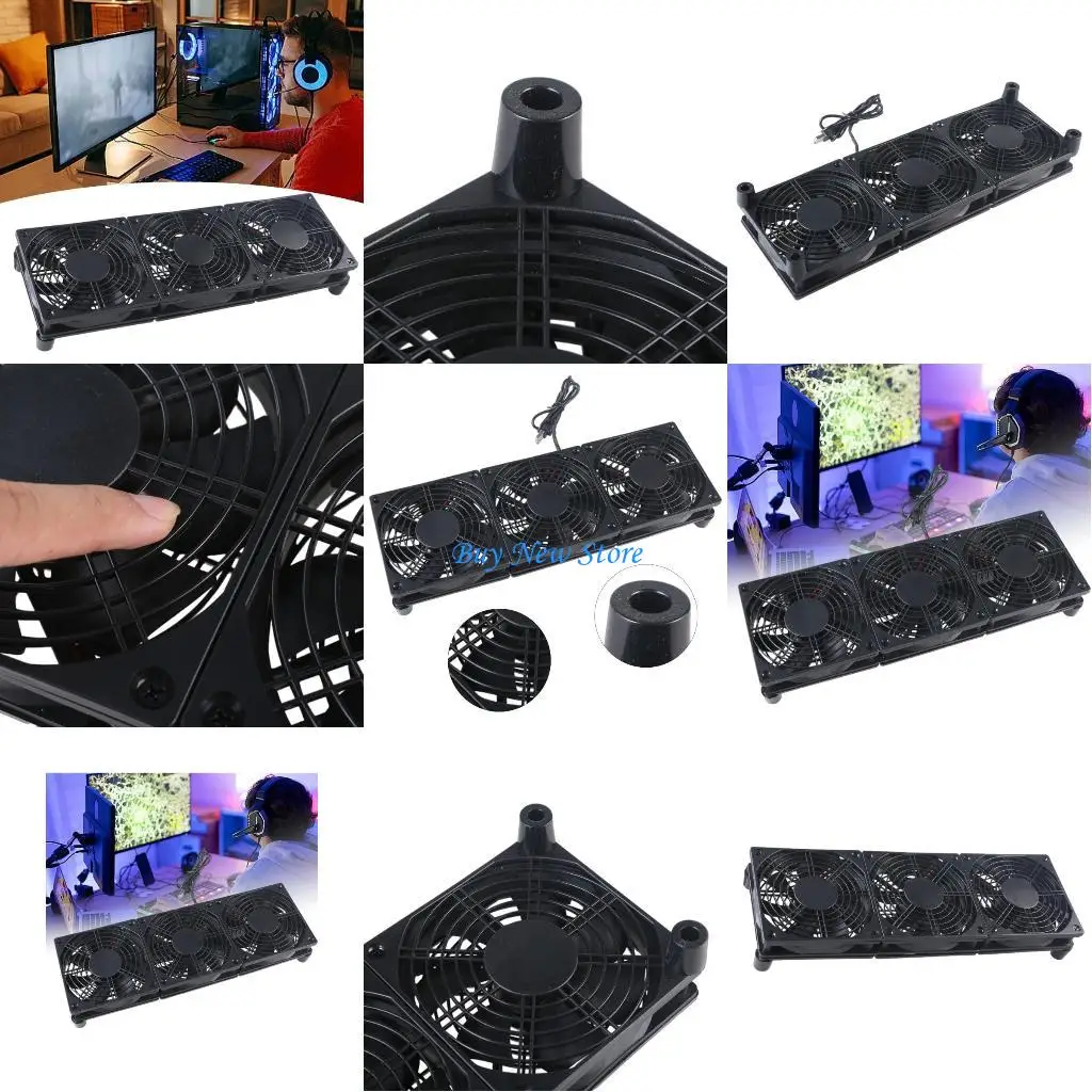 

20CE USB Computer Fan USB 5V Powered Fan for Router Modem Receiver Box Cooling