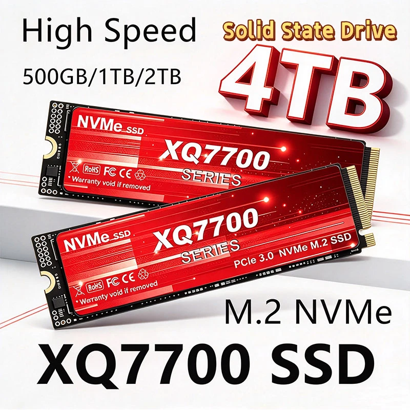 2026 XQ7700 SSD 500GB 1TB 2TB 4TB M.2 2280 SSD NVMe M2 PCIe 3.0 Internal Solid State Drive Hard Disk for Laptop Computer