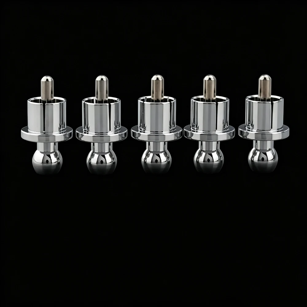 10pcs x Noise Stopper Gold / Rhodium Plated Copper Cap Dust Protector RCA Plug Caps