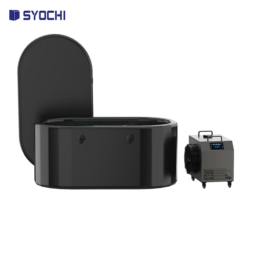 Syochi 1 hp refrigeratore vasca di ghiaccio atleta vasca di ghiaccio con filtro 110V