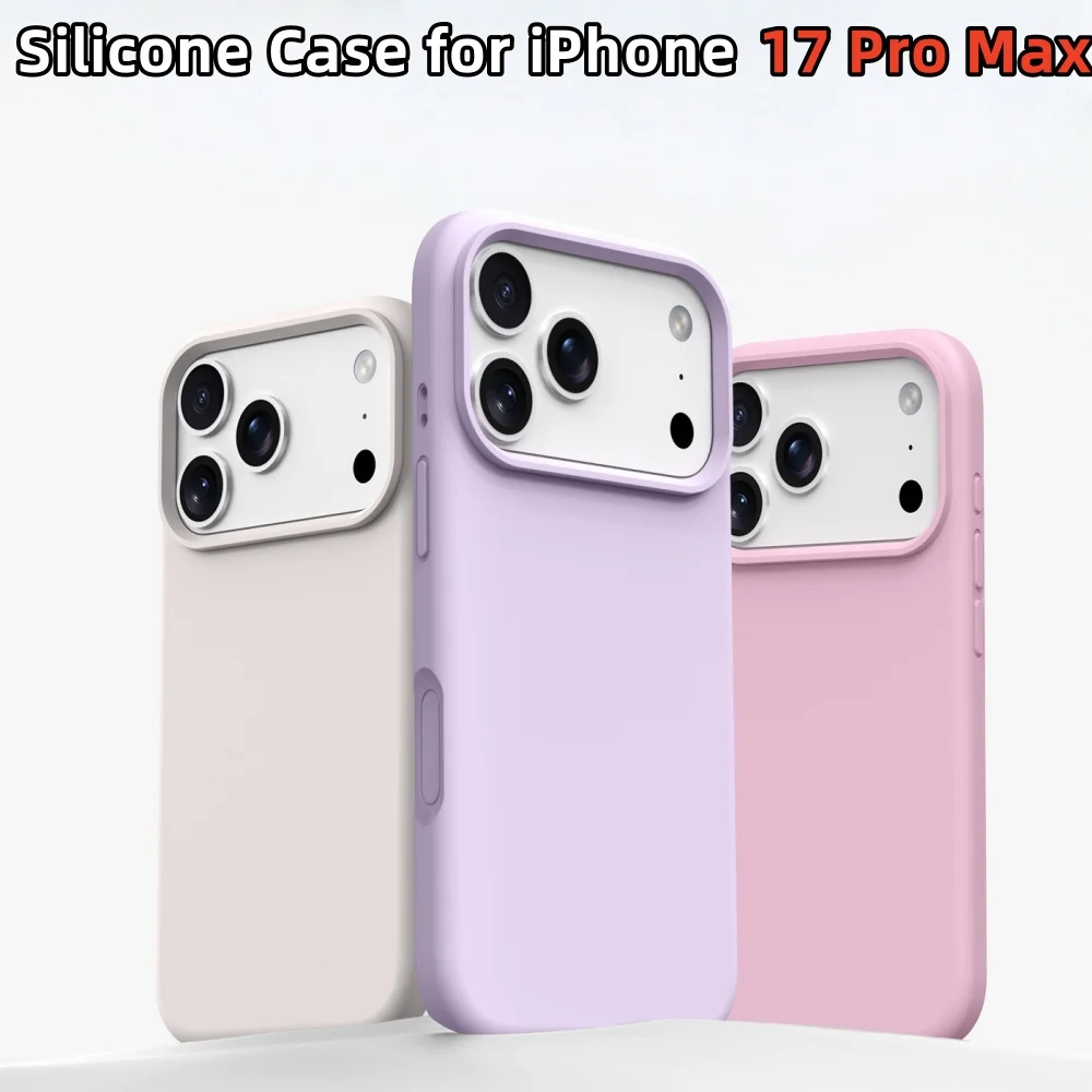 Official Liquid Silicone Case Camera Button Control For iPhone 17 Air 17 Pro Max 16 Plus 17 Candy Co