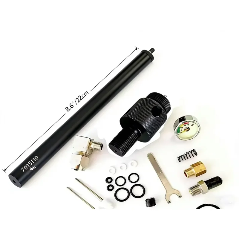 Sanbao 20cm 300bar Aluminum Alloy M28 Pipe Valve Converter for Easter Egg Equipment M18 Adapter High Pressure Air Gun