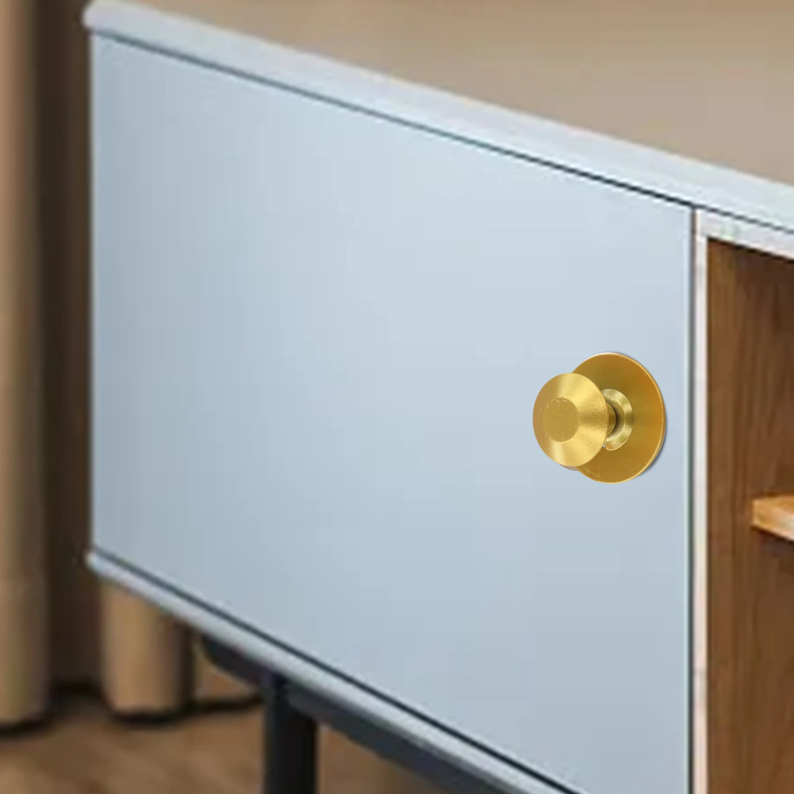 Punch-Free Drawer Handle Silver Gold Black Grey 1pc European-Style Glass Door Handles Wardrobe Cabinet Handles