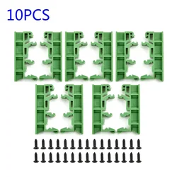 10pcs DRG-01 PCB DIN 35 Rail Adapter Circuit Board Mounting Bracket Mount Holder Multi Tools Plastic Accessories