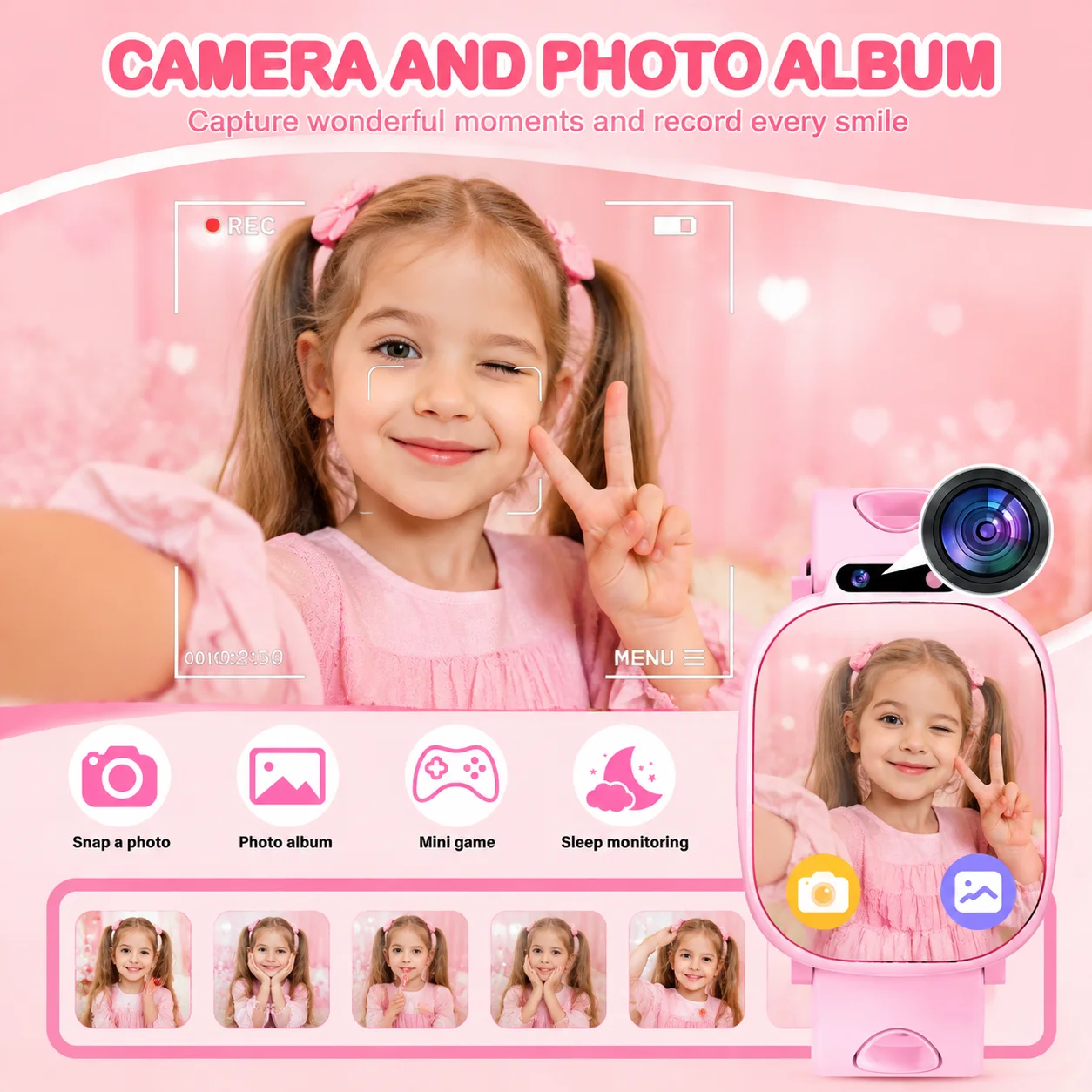 LAXASFIT Kids Game Watch 1.88