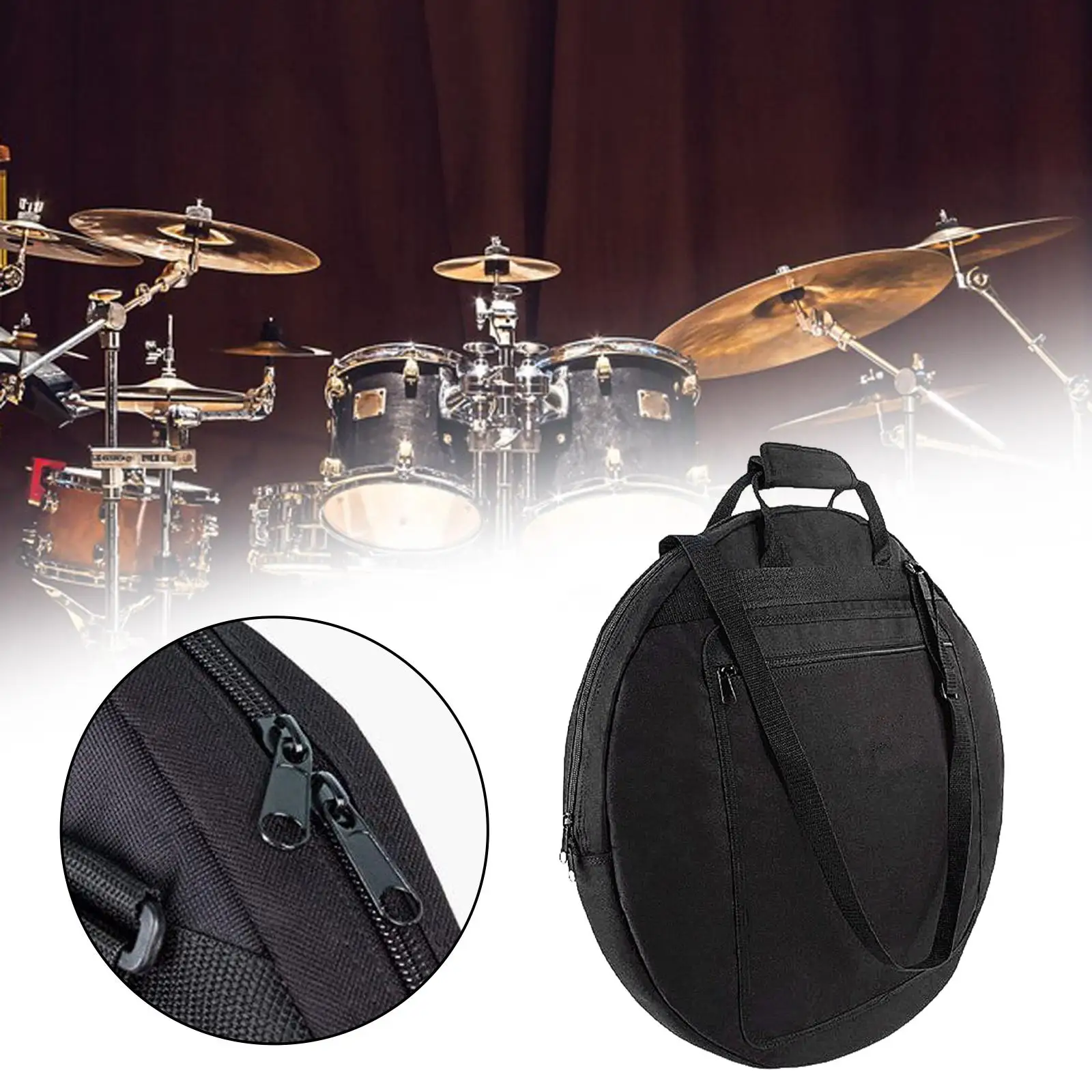 

Сумка для тарелок (символов) музыкальных инструментов, портативная, защитная, из ткани Оксфорд, вместительная, с ручкой, универсальная, черная, прочная, для подарков