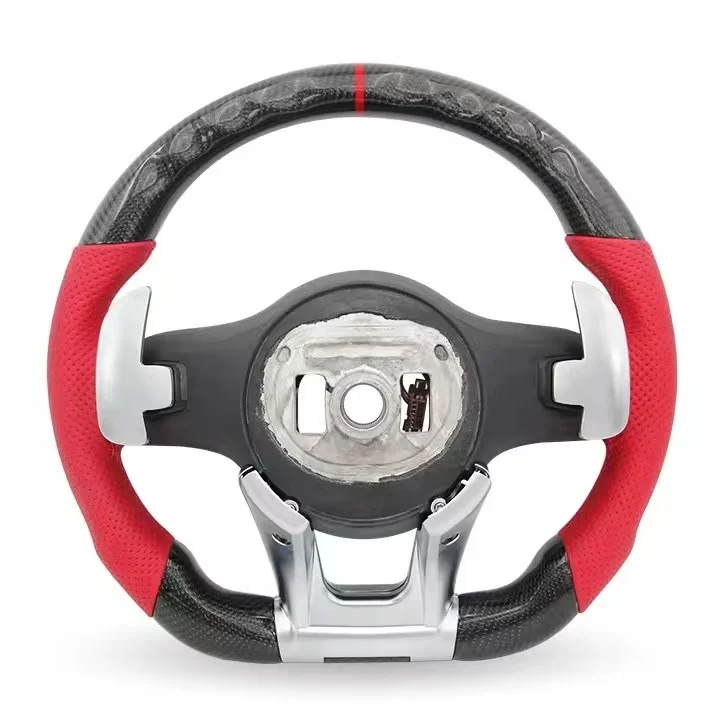 Custom AMG‑Style Carbon Fiber Steering Wheel For Mercedes‑Benz CLS W218 W219 C‑Class W204 W205 G‑Class S‑Class W221 500 550