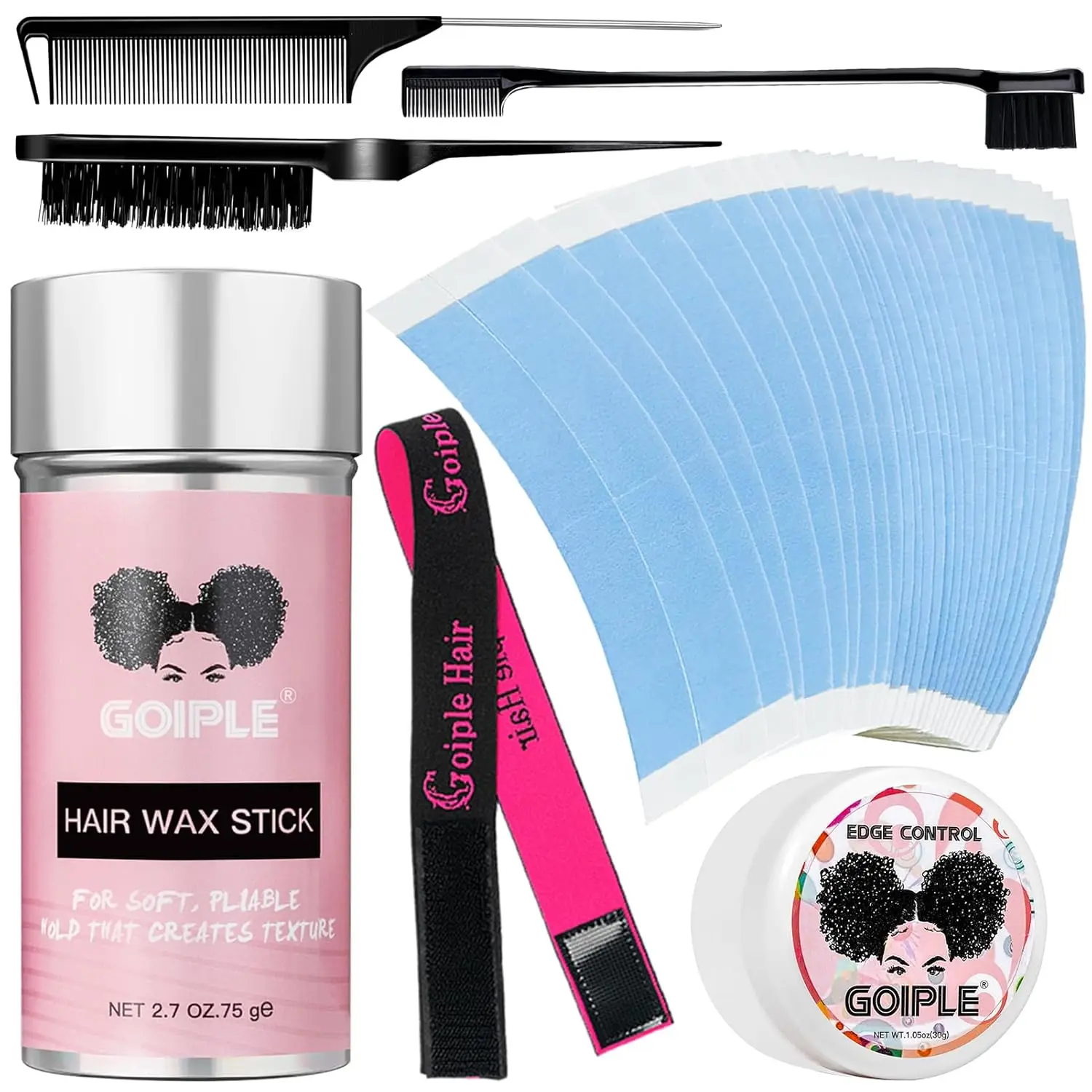 

36 pieces of wig tape, double-sided waterproof lace wig tape, front lace wig tape, wig tape