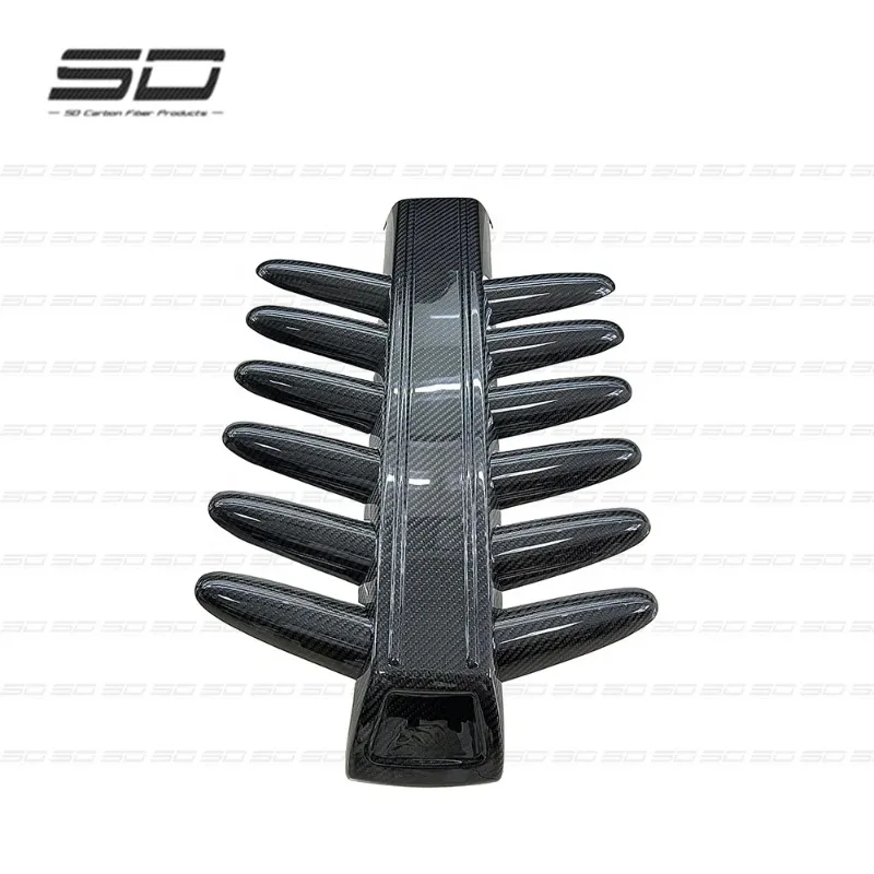 MSY Style High Quality Dry Carbon Fiber Body Kit Car Accessories Front Engine Cover Front Grill Frame For Rolls-Royce Cullinan