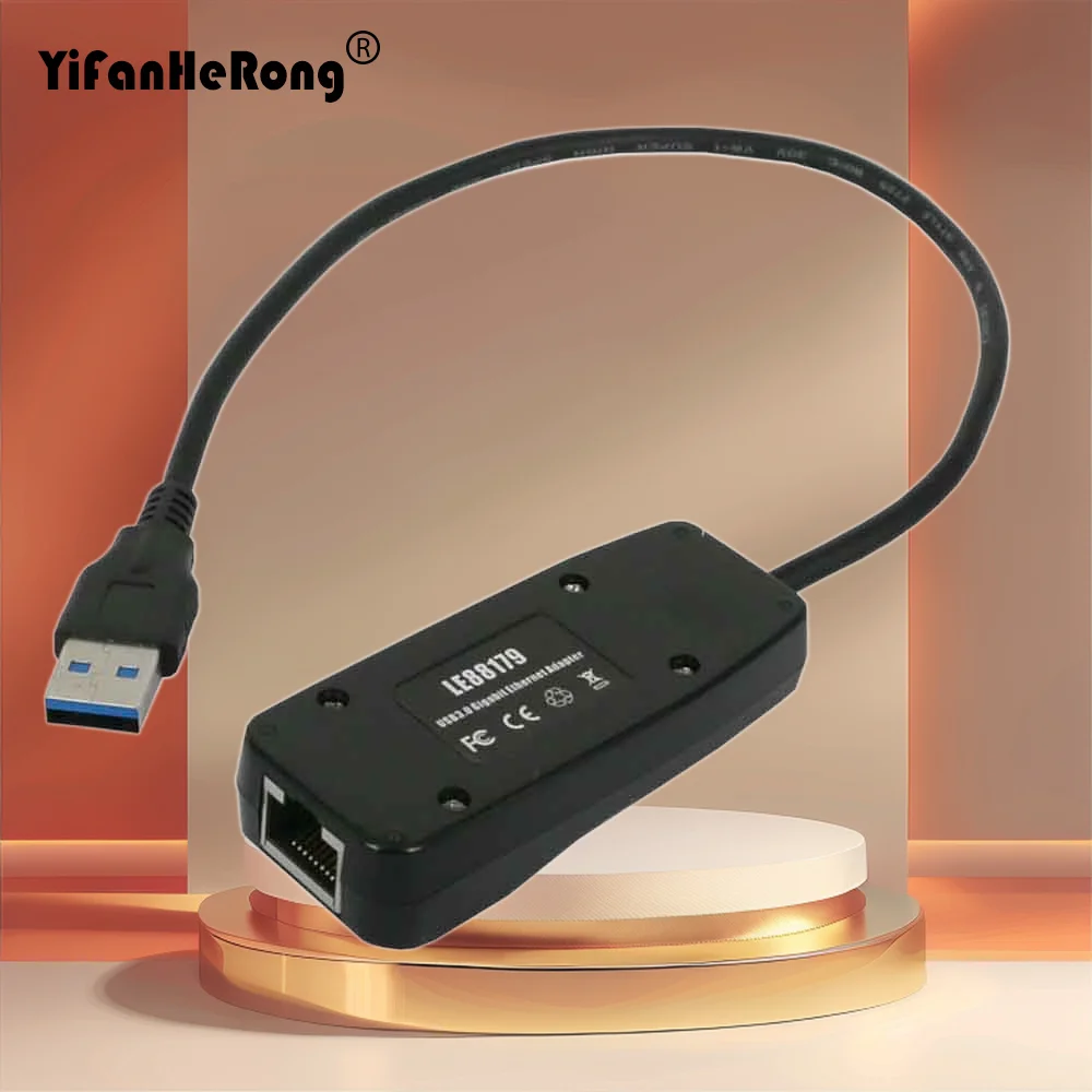 Adattatore di rete da USB 3.0 a RJ45 da 1000 Mbps Adattatore Ethernet Lan Scheda di rete 100/1000 Mbps per laptop MacBook Win10/11