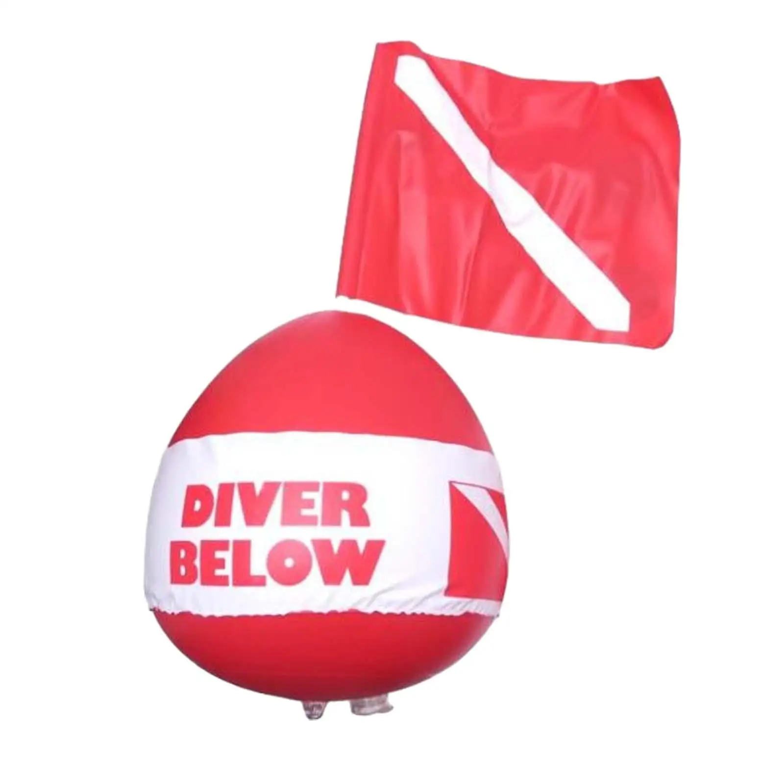 

Diver below Ball with Dive Flag PVC for Spearfishing Snorkeling Scuba Diving