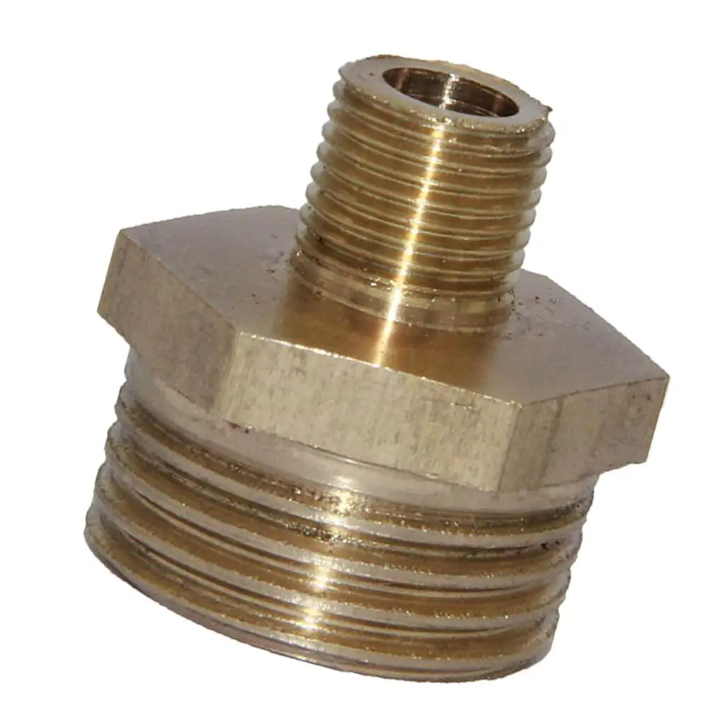 NEW Male NPT Thread Brass Hex Connecting Fitting Coupler Reducer