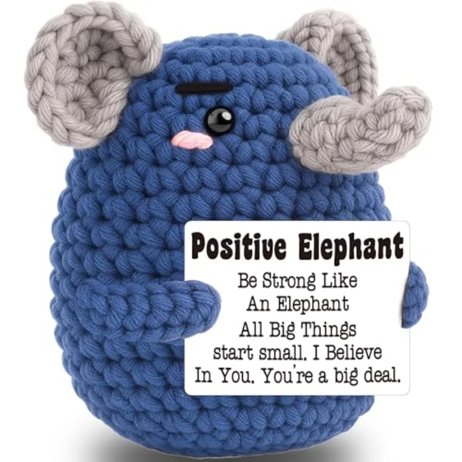 Cute Positive Affirmation Gifts for Him Her Inspirational Cheer Up Christmas Stocking Stuffers White Elephant Birthday Gift for