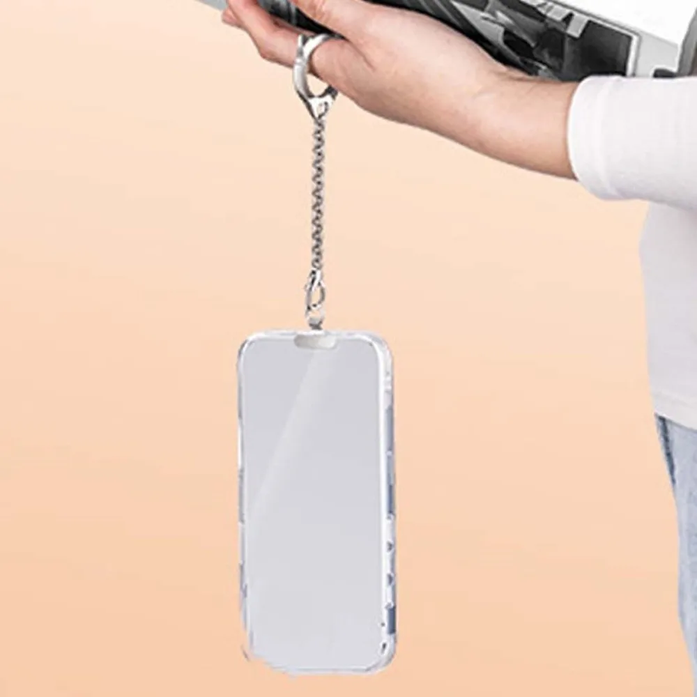 Cat Head Mobile Phone Hanging Rope Ring Buckle Pendant Cell Phone Strap Handheld Metal Chain Mobile Phone Lanyard