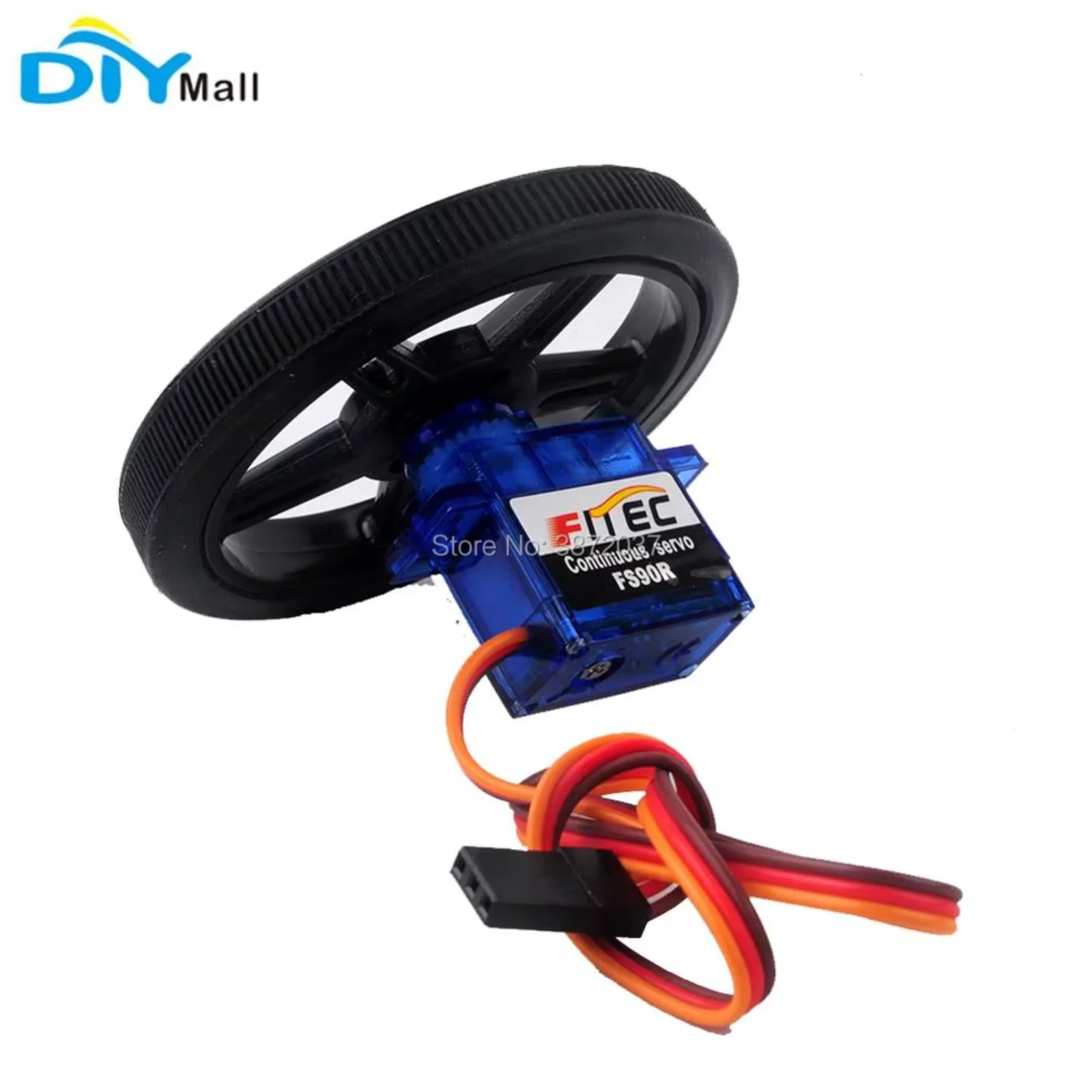 2pcs/lot Feetech FS90R 360 Degree Continuous Rotation Servo Wheel Motor Tester for RC Drone Arduino Smart Car Robot