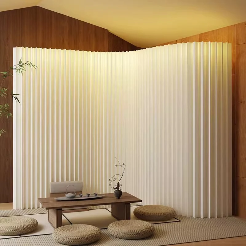 Office screen partition foldable paper wall small apartment without