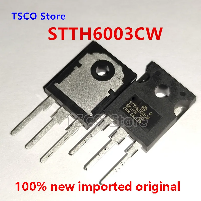 

STTH6003CW 10-100piece 6003 New Original High Frequency Secondary Rectifier