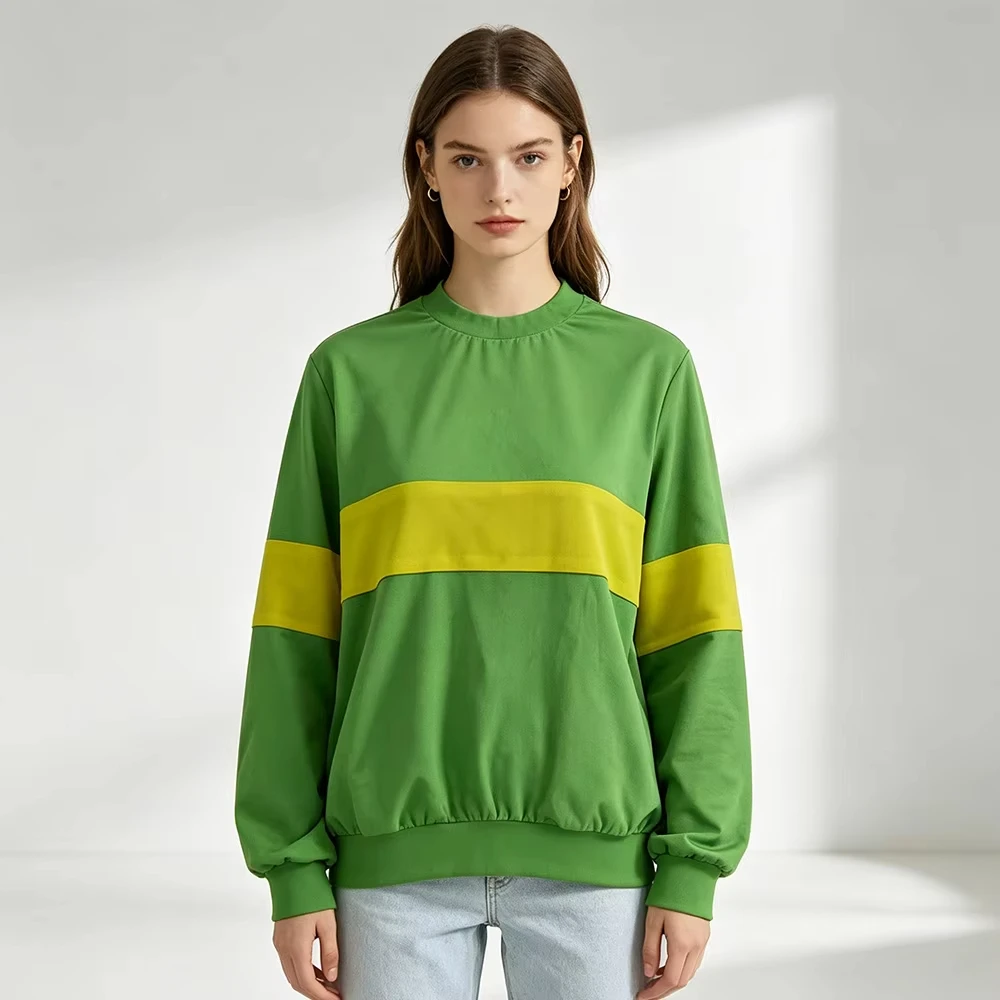 2026 Undertale Chara  Design Pattern Printed Summer Children's Pullover Hoodies Crew Neck Long Sleeve Minimalist Casual Tops