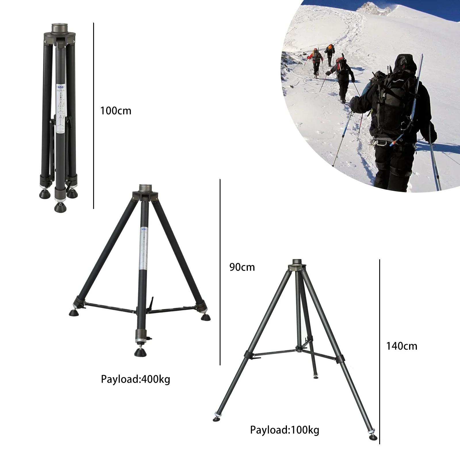 Dudukan Tripod tugas berat profesional Jimmy Jib aksesoris untuk perekaman Film