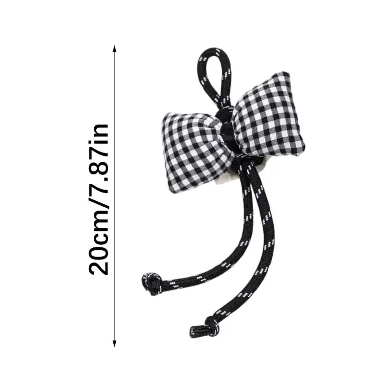 Stylish Fabric Bowknot Phone Strap Cord Lanyard Bag Charm Secure Attachment Multipurpose Accessory For Smartphones D2RC