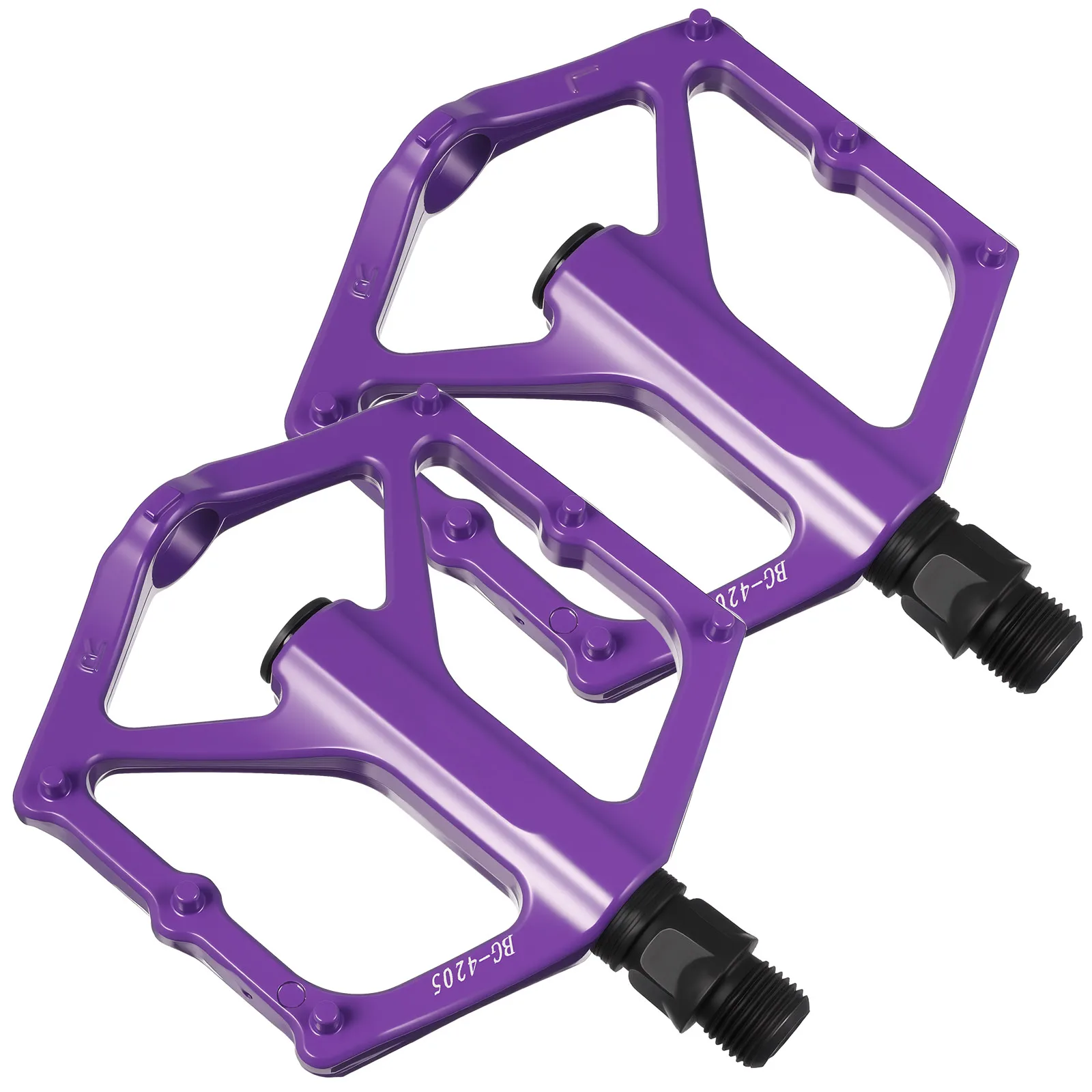 

Aluminum Alloy Pedal Road Bike Pedals for Purple Cycling Mountain Metal Aluminium Flat Clips Kids