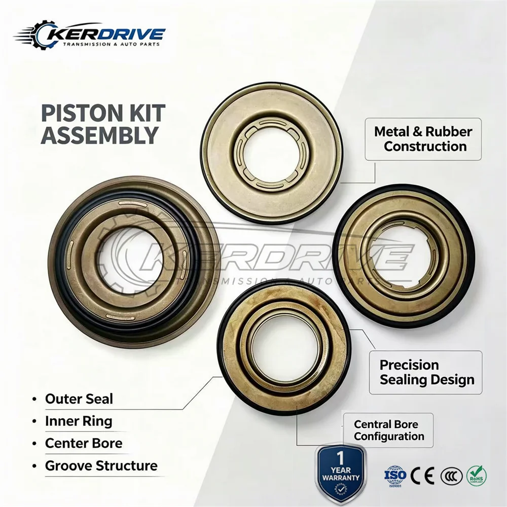 09G 09K 09M TF60SN TF62SN Transmission Piston Kit Gearbox Piston Repair Kit For VW Touran Beetle Golf Jetta Passat Skoda