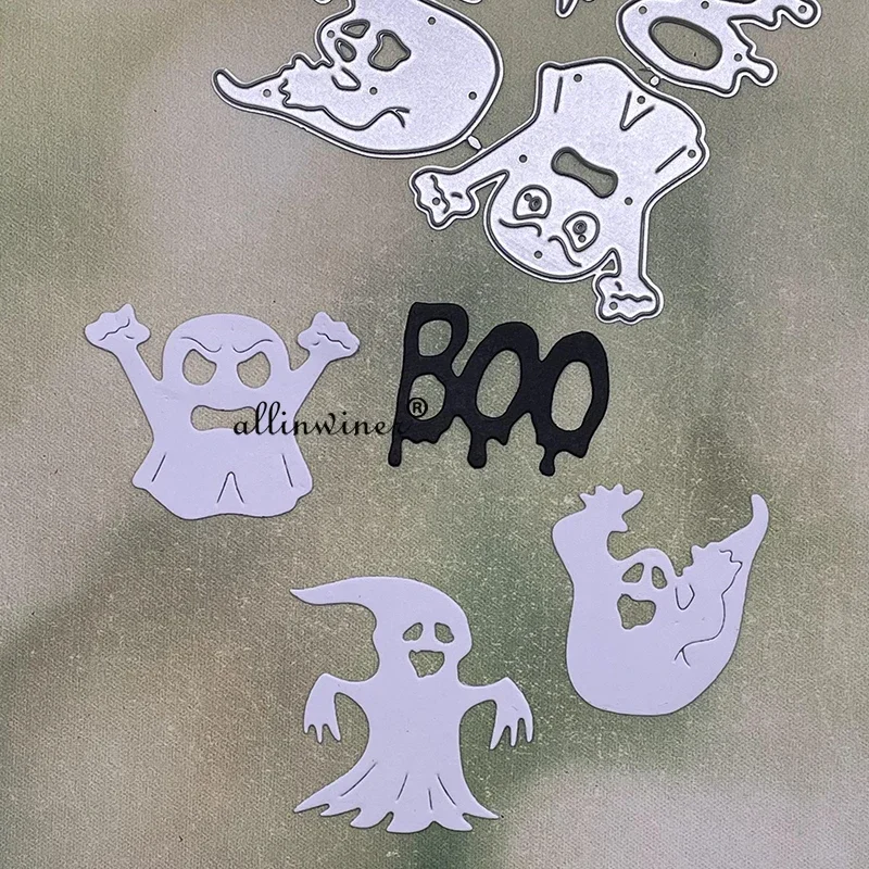 Boo ghost Metal Cutting Dies Stencils Die Cut for DIY Scrapbooking Album Paper Card Embossing