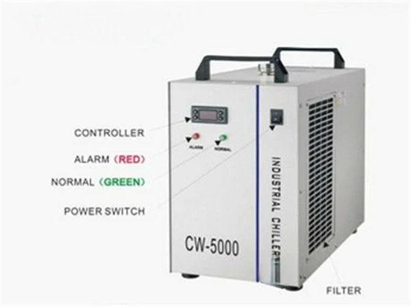 

1PC Industrial Laser Water Chiller Machine CW-5000 DG 220V Industrial Chiller Water Machine Vertical Chiller Machine Equipment