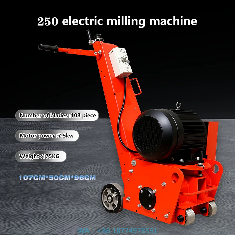 Grooving Scarifier Milling MachineWidely Used 250 Concrete Floor Road