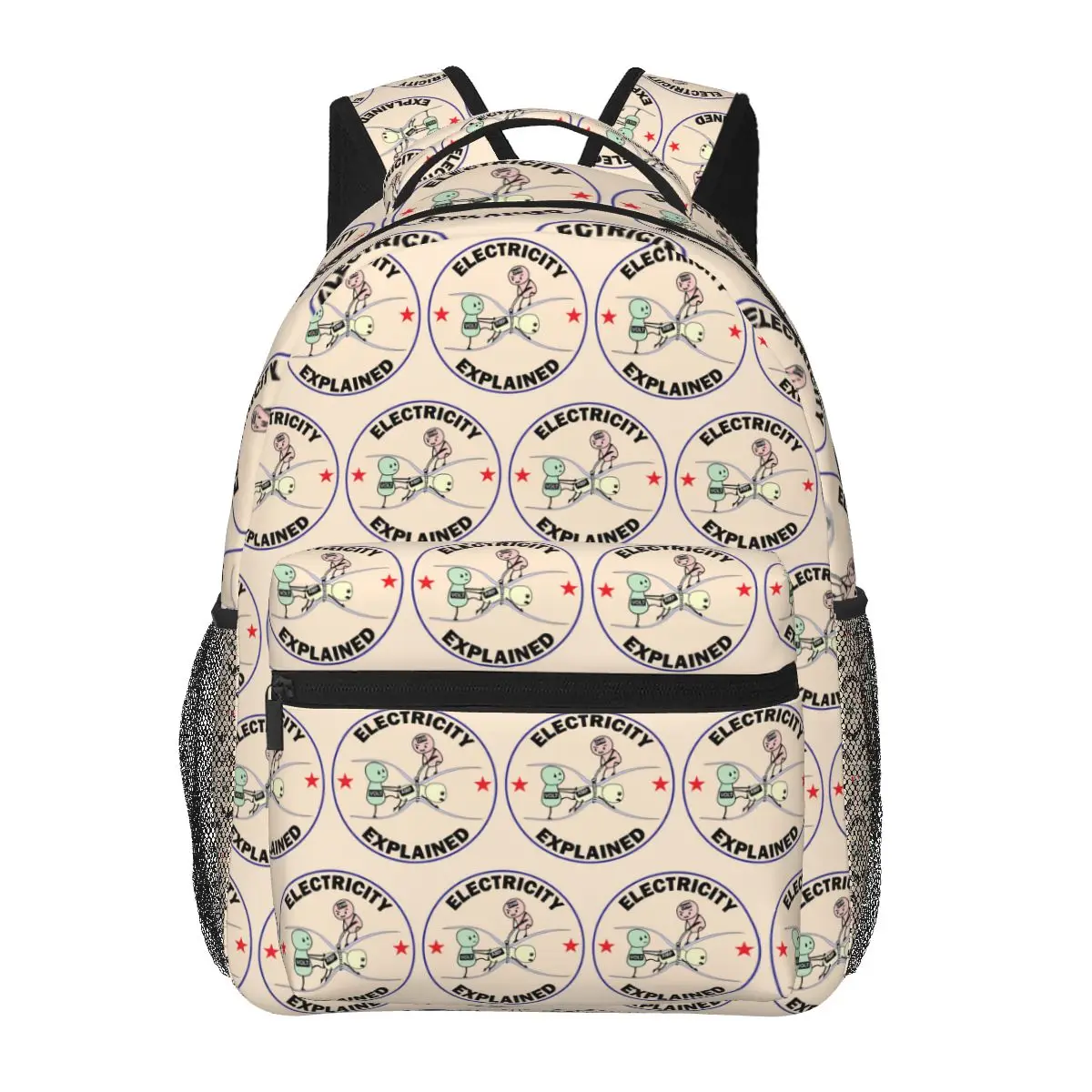 Electrical Engineer Ohm's Law Ohm Electronic Graphic Backpacks Boys Girls Bookbag Children School Bags Rucksack Shoulder Bag