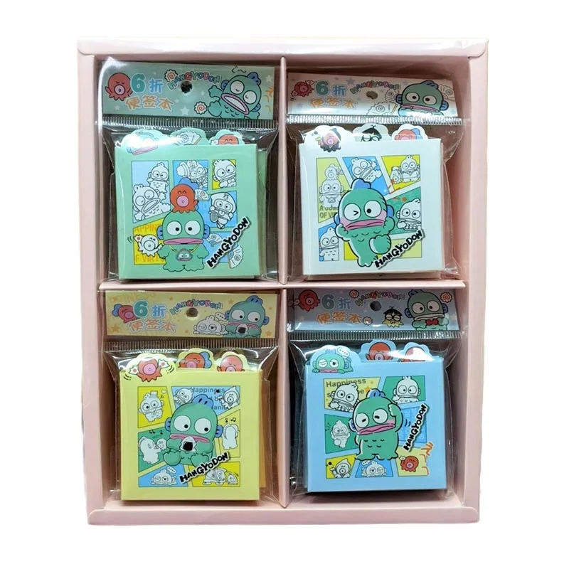 sanrio hangyodon folding memo pad sticky notes n times etiqueta bonito papelaria notepad post abastecimento escolar 12 pcs por lote 01