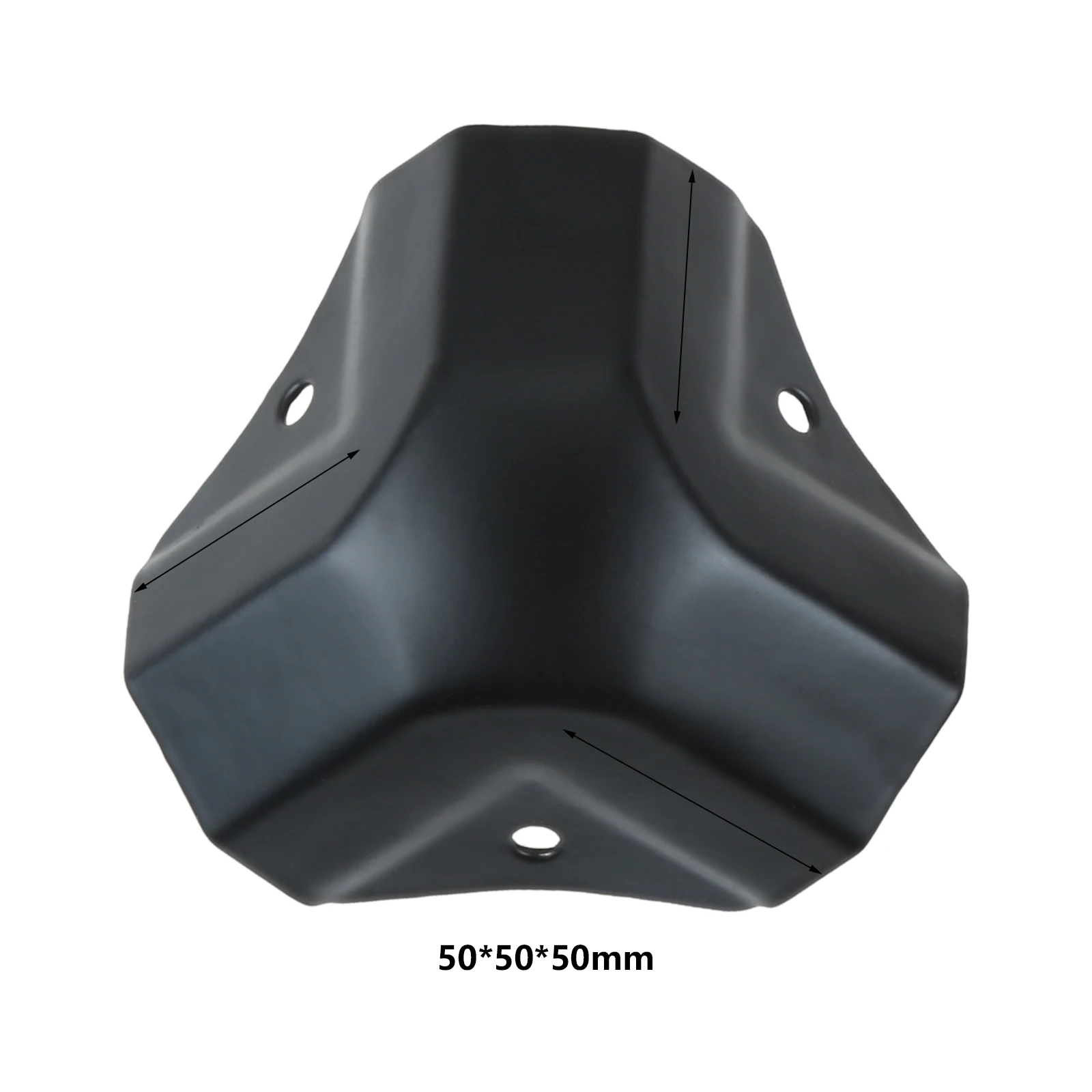 4 Stuks 50Mm K Vorm Flightcase Hoek Driezijdige Hoekbeschermers Meubels Wrap Bagage Gereedschapskist Hoekkast Randafdekking