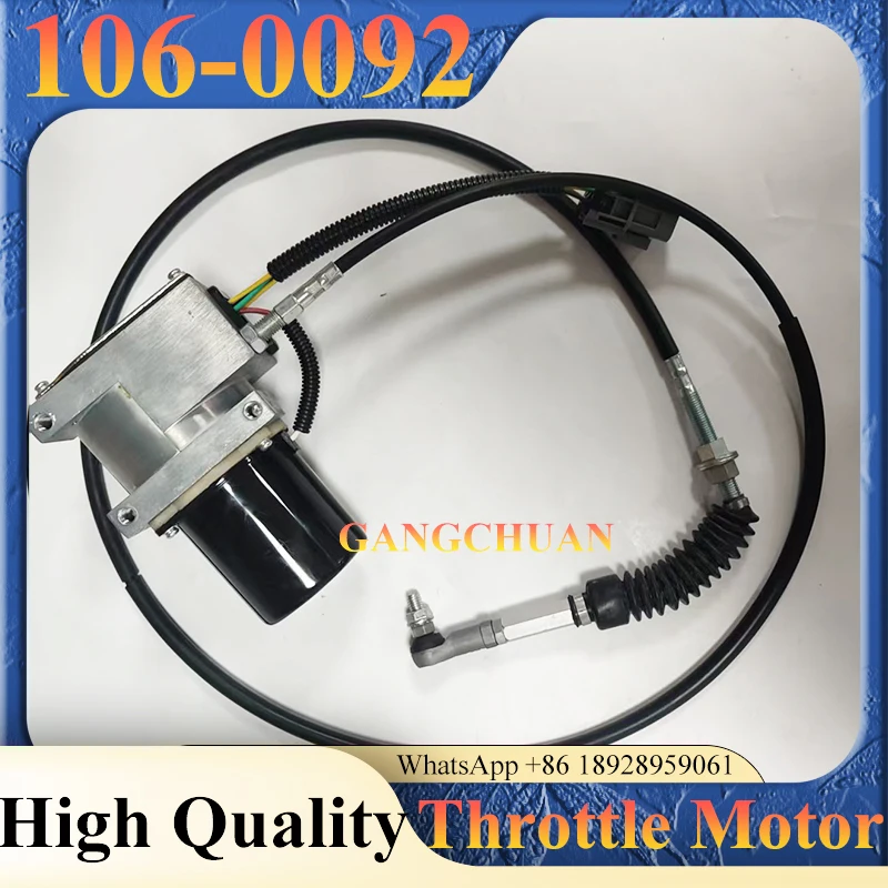 Hoge Kwaliteit Graafmachine Deel Gasklepmotor Enkele Kabel106-0092 voor E320 E320L E320N