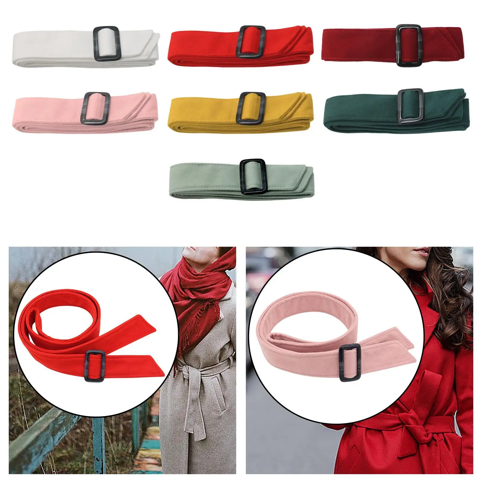 Cintura da donna per soprabito in lana Cintura versatile per cappotto alla moda per soprabito da giacca