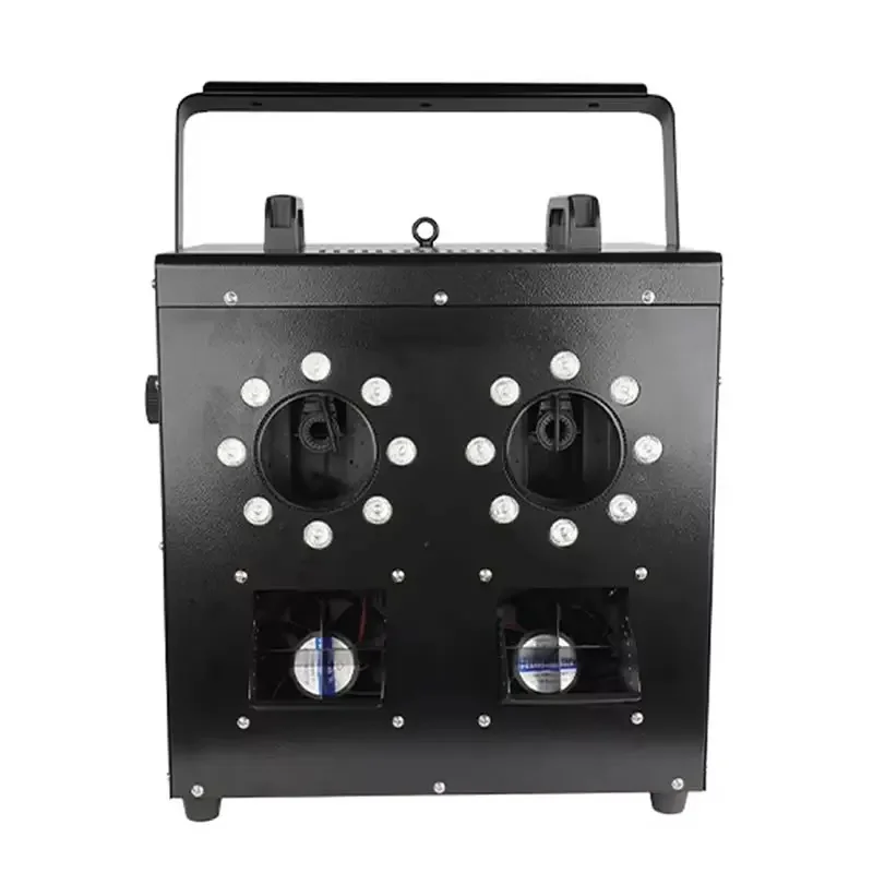 2PCS Stage Fog Bubbles Machine DMX Remote Control RGBW Led 16x3W Smoke Soap Bubble Jet for Wedding DJ Disco Parties Dancing Show