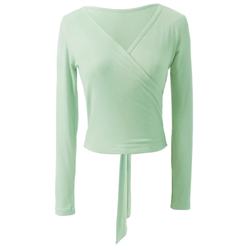 キッズガールのバレエダンストップモダンクラシックボディチャームニットカマーバンドボディシェイピング服中国舞踊練習トップ