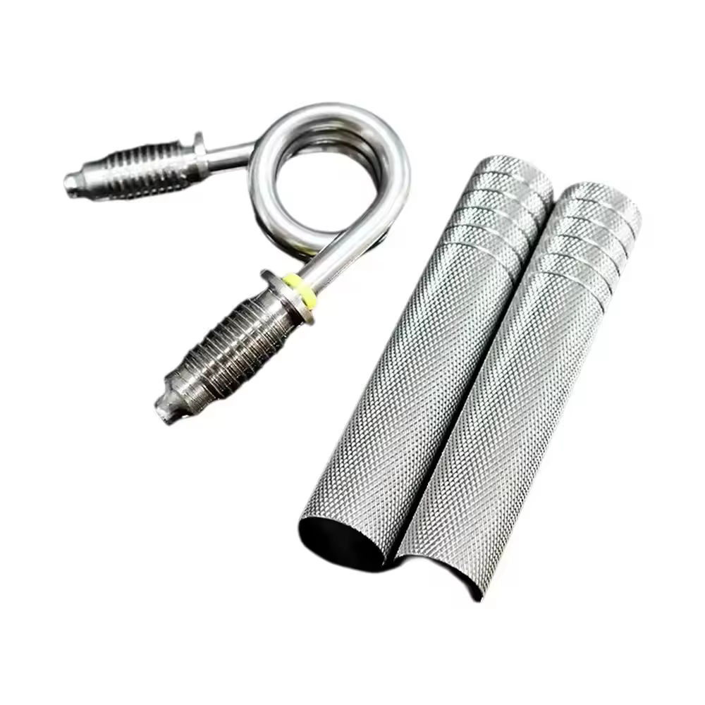 Detachable Stainless steel Springs A Type Gripper Anti-slip Hand grip Arm force trainer