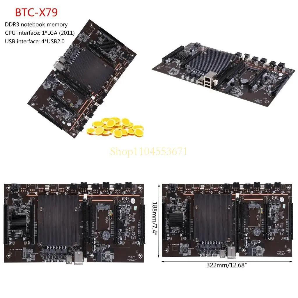 best-seller-btc-x79-h61-miner-motherboard-cpu-supports-3060-graphics-card-with-5-graphics-card-slot-lga-2011-ddr3-32g-sata3-0