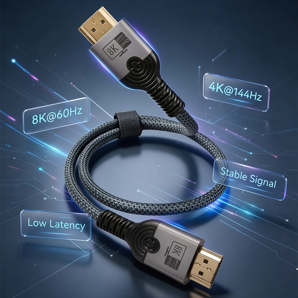 UGOURD 8K HDMI 2.1 Cable 48Gbp - огляд і ціна Hdmi 2.1 Cable 8K 60Hz 48Gbps Earc