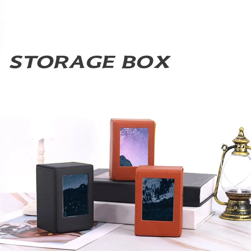 A23F-3-Inch Photo Storage Box For Fujifilm Instax Mini 12 11 Mini Film Frame Picture Display Case For Instant Film Cameras