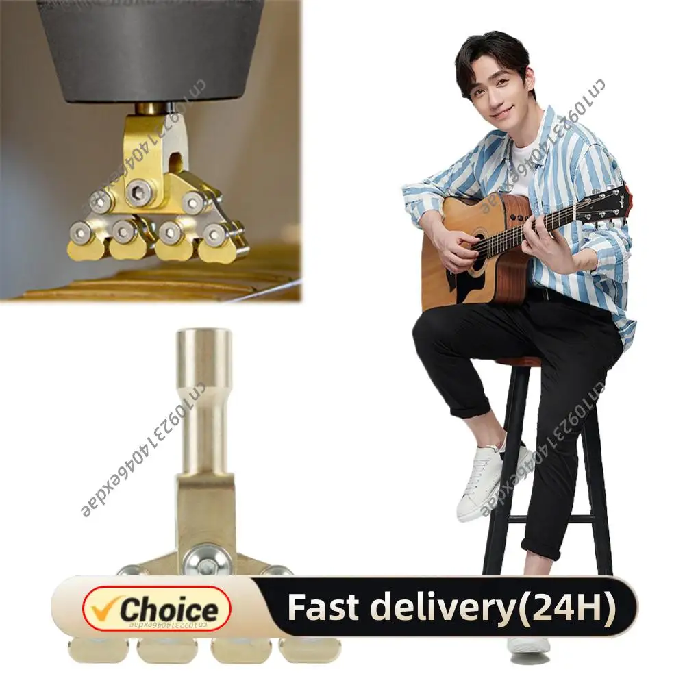 

Инструмент для прессования фрактальных накладок на гитарную грифу, для различных радиусов грифа