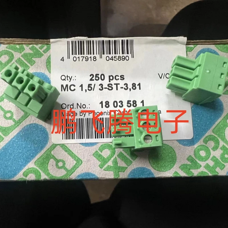 1PCS  1803581 MC1.5/3-ST-3.81 Printed circuit Board Connector 3P 3.81MM female plug