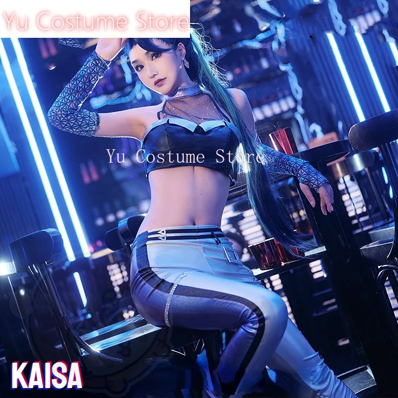 

Yu Костюм Игра LOL KDA Kaisa Косплей Костюм Игра Cos LOLs Косплей KDA ALL OUT Kai'Sa Костюм