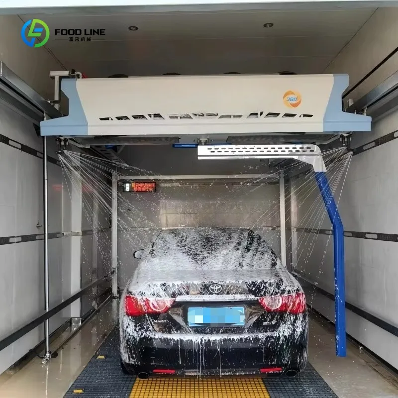 Automatic Car Wash Machine Banknotes Coins Cards Payment Multi Language Voltage Logo Custom