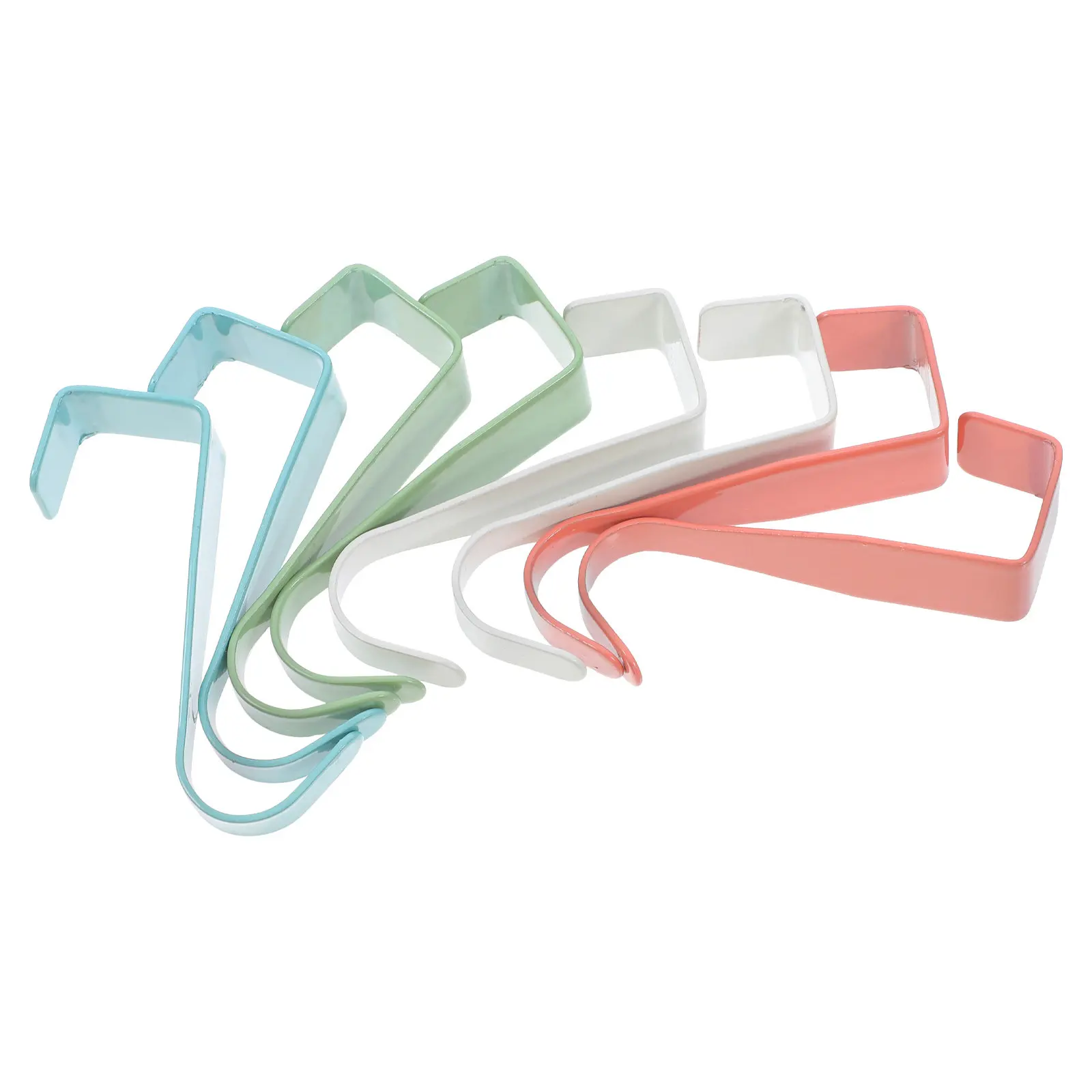 

8Pcs Stylish Over Door Hook for Bathroom Kitchen Bedroom Closet Cabinet Space Saving Multifunctional Heavy Duty Towel Coat