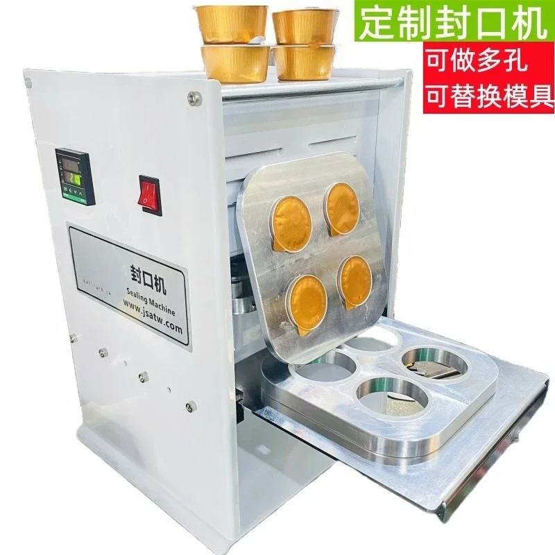 Porous aluminum foil box sealing machine, replaceable mold plastic sealing machine, heat sealing machine